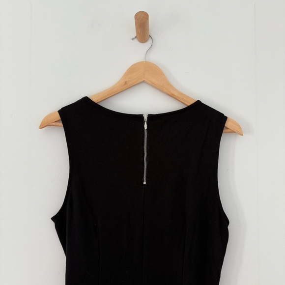 Robert Rodriguez black draped LBD sleeveless sheath dress - Medium - Picture 6 of 7